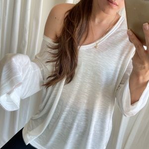 Size M SWEATER oversized pol sweater — Off white